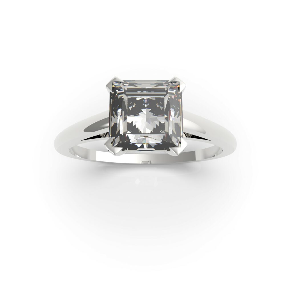 Princess diamond solitaire - BS07