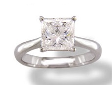 Solitario classico diamante princess - BS18