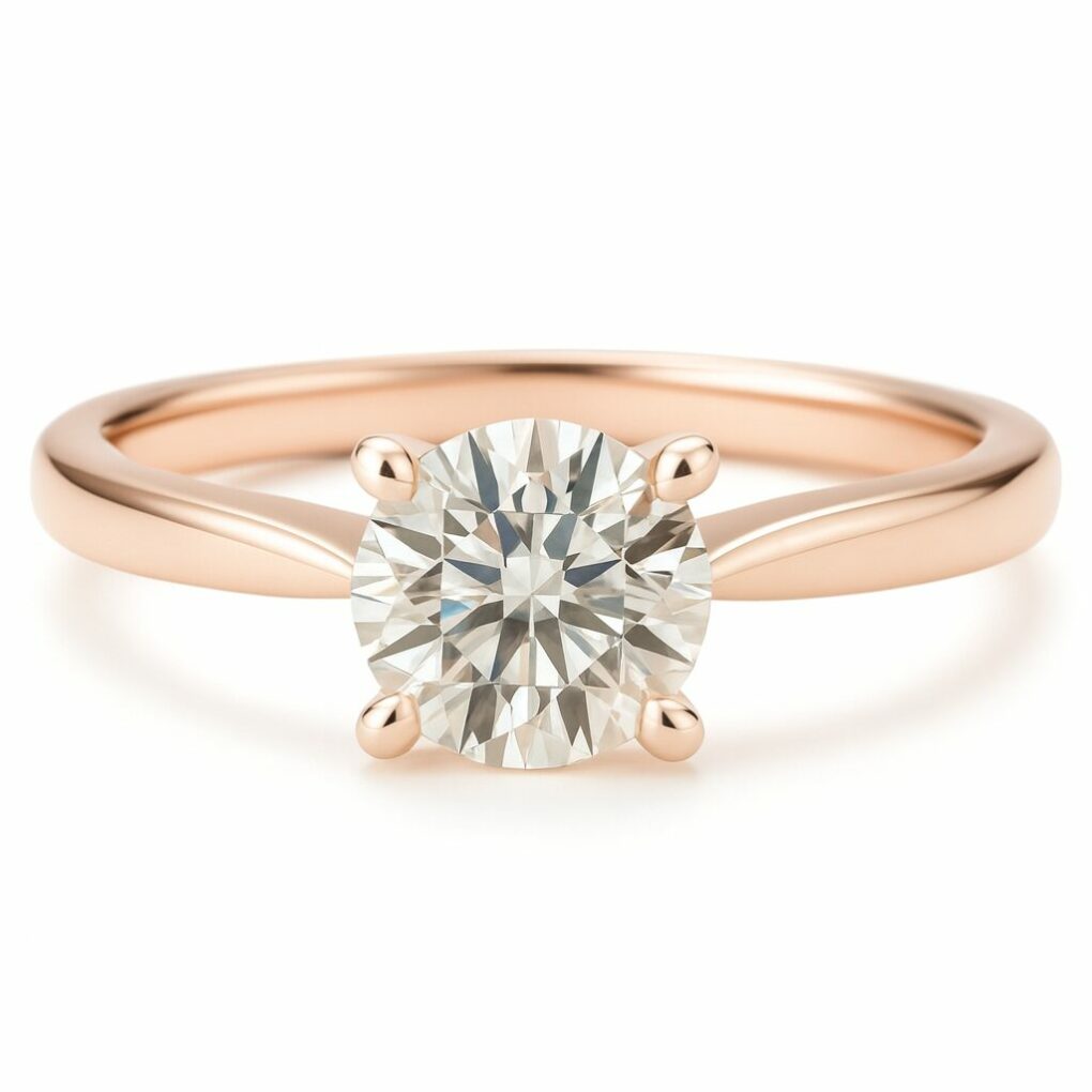 Solitaire diamant classique