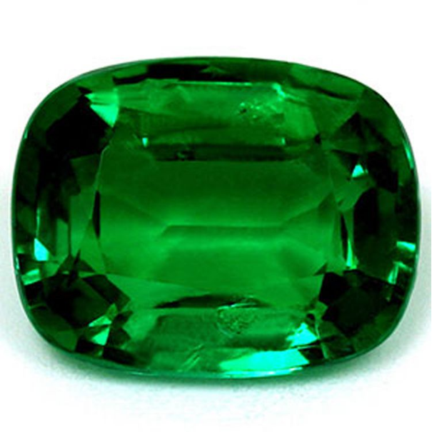 Emeraude taille coussin 1.56 cts