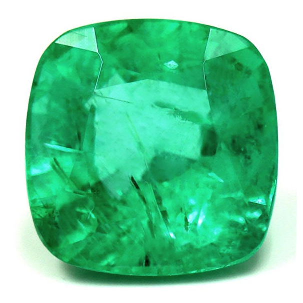Emeraude taille coussin 4.55 cts - Non Huilée