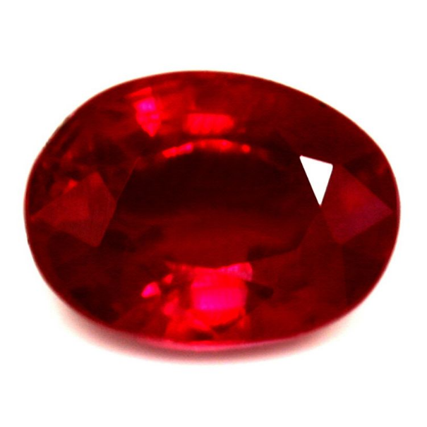 Rubis Naturel - Taille ovale - 1.15 cts