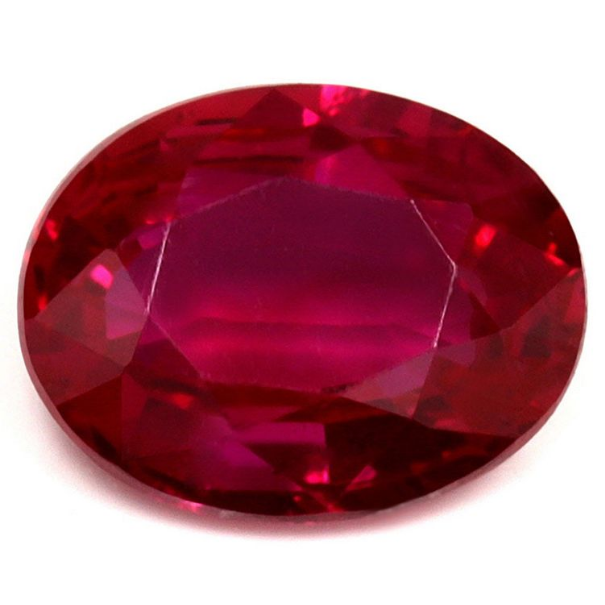 Rubis Naturel - Taille ovale - 1.47 cts