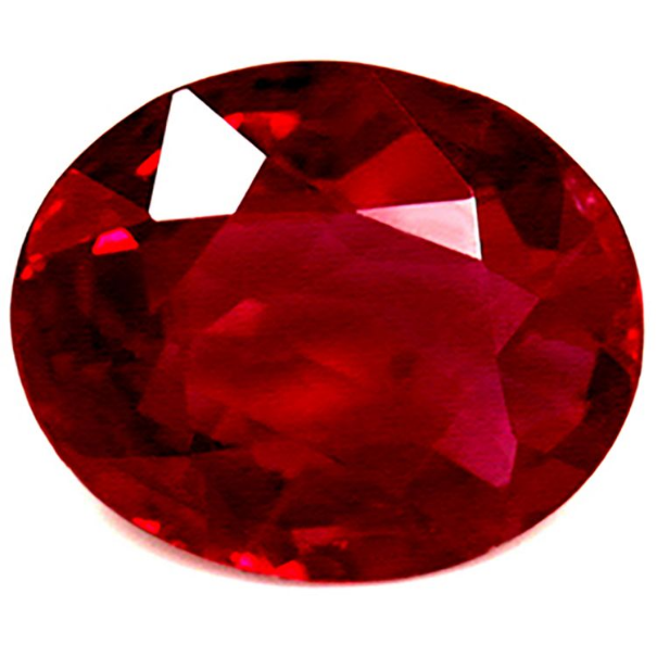 Rubis Naturel - Taille ovale - 1.50 cts