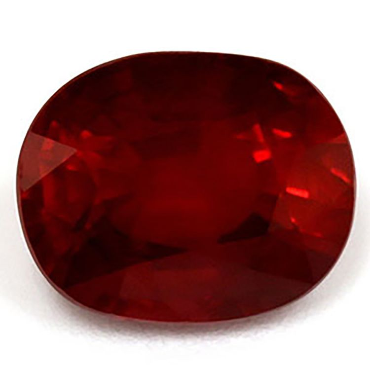 Rubis Naturel - Taille ovale 1.52 cts - Non Chauffé