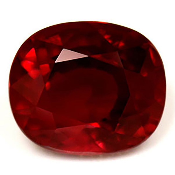 Rubis Naturel - Taille ovale - 1.53 cts - Non Chauffé