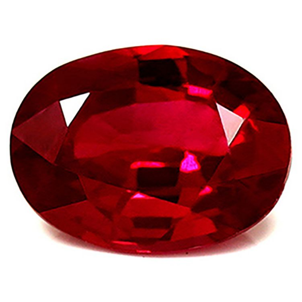 Rubis Naturel - Taille ovale - 1.69 cts