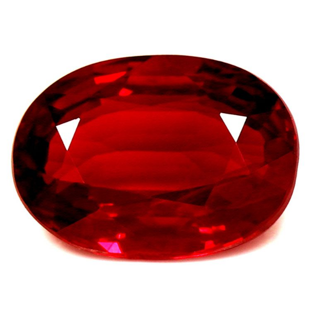 Rubis Naturel - Taille ovale - 2.06 cts