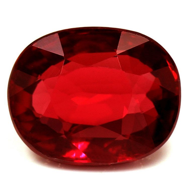 Rubis Naturel - Taille ovale - 2.09 cts