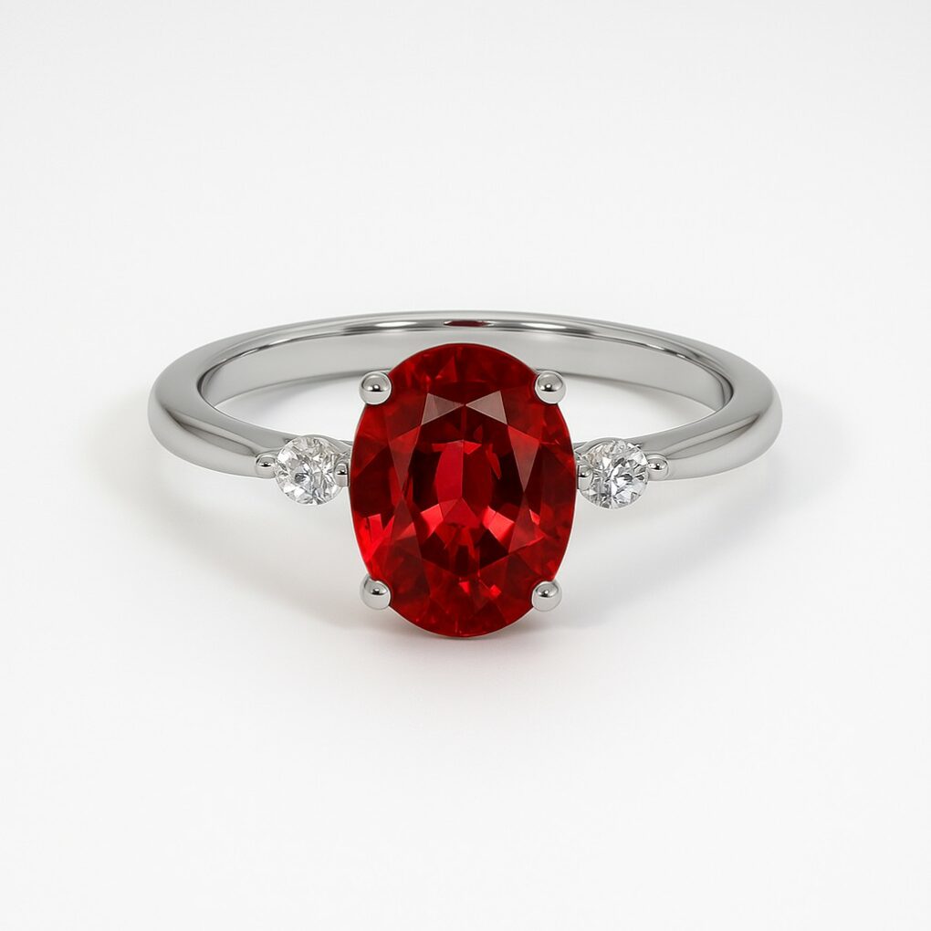 Bague Rubis et Diamants