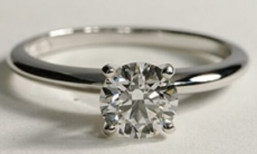 Bague Solitaire classique diamant rond