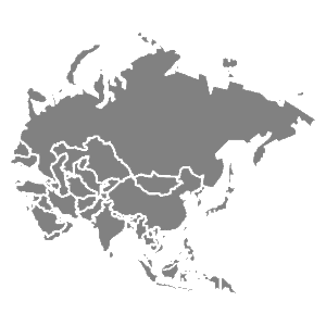 carte de l'Asie