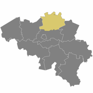 carte de la Belgique (Anvers)
