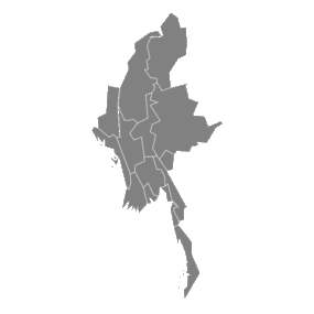 carte de la Birmanie
