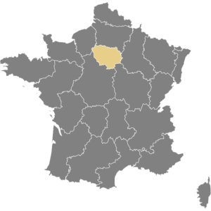 carte de la France (Paris)