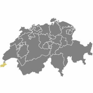 carte de la Suisse (Genève)