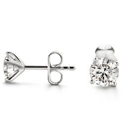 boucles d'oreilles diamant